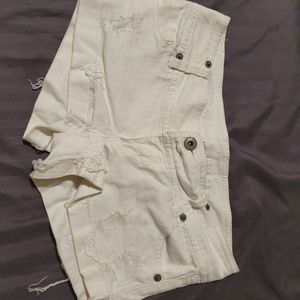 Used Blue asphalt shorts